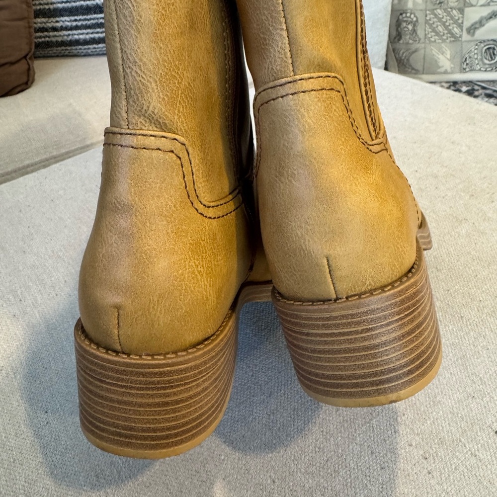 No Boundaries Women's Tall Riding Boot, Honey Tan, Sz 10, NWT - Picture 6 of 9